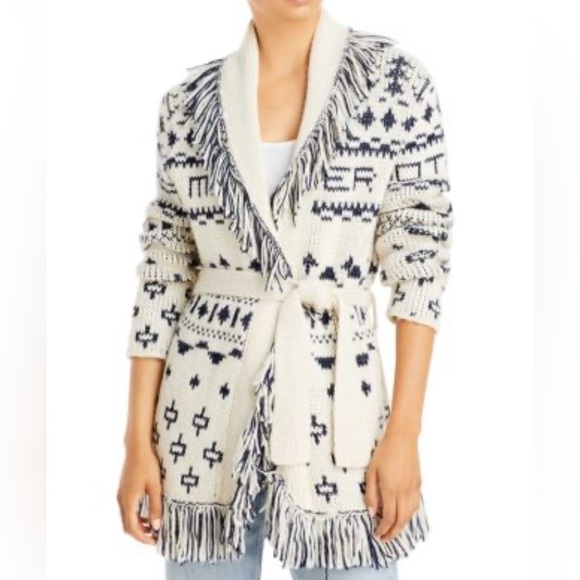 Mother Belted Fringe Cardigan - Picture 7 of 9